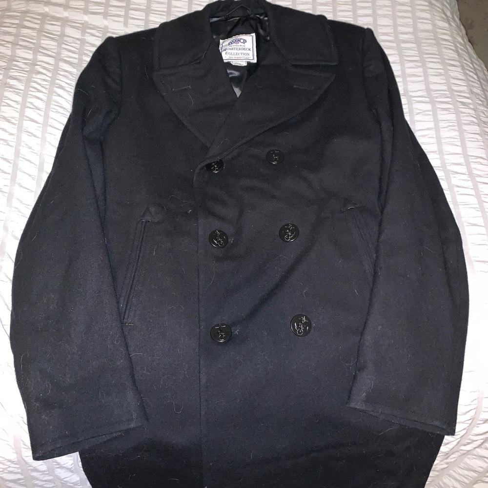 Black Men’s Peacoat